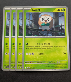 x4 Rowlet 010/088 - ME03 Perfect Order - Pokemon TCG - Playset - Image 1