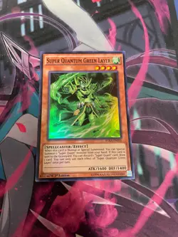 YUGIOH - SUPER QUANTUM GREEN LAYER - SUPER RARE - WIRA - 1ST ED - NM - Image 1