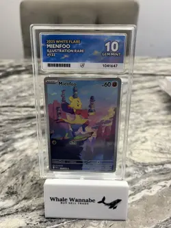 Meinfoo 133/086 White Flare Pokemon Card Illustration Rare - Image 1
