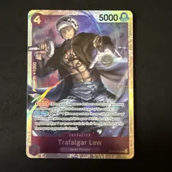 Trafalgar Law ST10-010 SR The Three Captains One Piece Card - Image 1