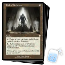 IDOL OF OBLIVION X4 The Brothers' War: Commander Magic MTG MINT CARD - Image 1