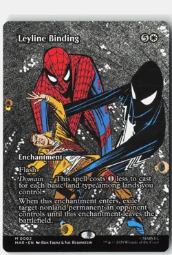 Leyline Binding (Borderless) 2 Marvel Universe Eternal-Legal MTG NM - Image 1