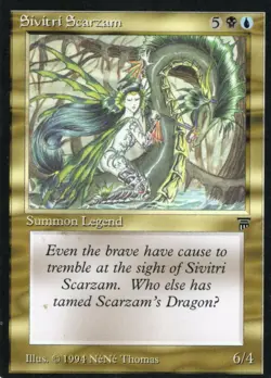 MTG - Sivitri Scarzam - Legends - NM - 1994 Magic The Gathering - Image 1