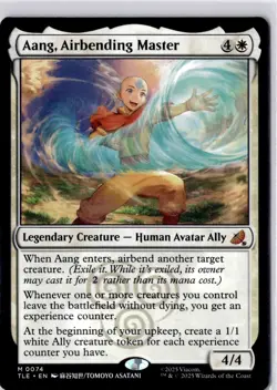 Aang, Airbending Master Avatar: TLA: Eternal-Legal Regular NM M 0074 - Image 1