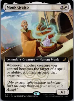 Monk Gyatso 173 MTG Avatar The Last Airbender Eternal Rare Extended Art NM - Image 1