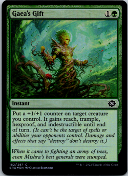 Gaea's Gift The Brothers' War NM Foil - Image 1
