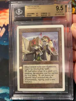 MTG Unlimited Juggernaut BGS 9.5 Quad - Image 1