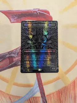 Mondrak, Glory Dominus, Oil Slick Raised FOIL - Phyrexia all be ONE - *NM* MtG - Image 1