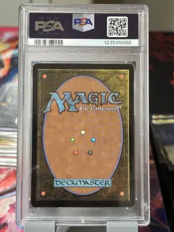2025 MTG FINAL FANTASY WOODBLOCK BORDERLESS-FOIL #0351 BUSTER SWORD PSA 10 - Image 3