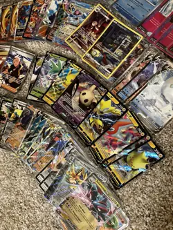 Pokemon Card Lot 92 EX, Pokeball/Master, V, VSTAR, VMAX, Full Arts, Trainers - Image 2