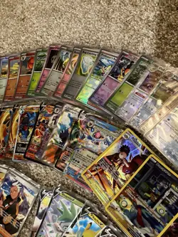 Pokemon Card Lot 92 EX, Pokeball/Master, V, VSTAR, VMAX, Full Arts, Trainers - Image 3