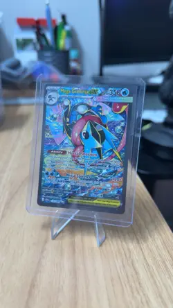 Pokemon Chaos Rising Mega Greninja EX 116/086 Special Illustration Rare SIR - Image 1