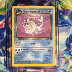 The Pokemon Company Pokemon TCG Dark Vaporeon 45/82 Team Rocket EN 60HP UC - Image 1