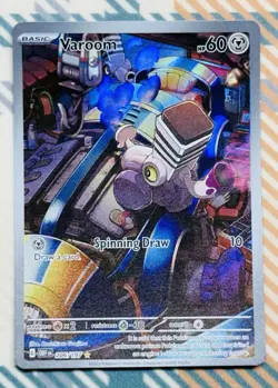Pokemon TCG Vroom 206/197 Obsidian Flames Full Art Illustration Rare Holo K89 - Image 1