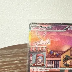 Mew ex SVP 053 Pokemon TCG Scarlet Violet 151 Black Star Promo Full Art Card - Image 5