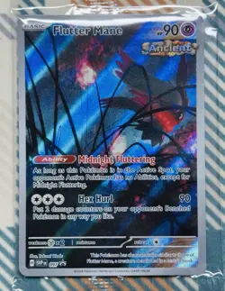 Pokemon TCG Scarlet & Violet Promos Foil Promo 097 Flutter Mane Sealed Read - Image 1
