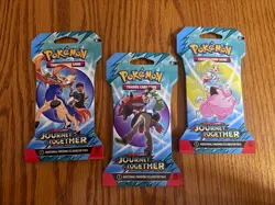 Pokemon Journey Together Hanger Booster Packs Random Art - Image 1