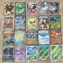 TCG Pokemon 40x Card Binder Lot Collection - Illustration Rare, FA's, Ex’s, More - Image 1