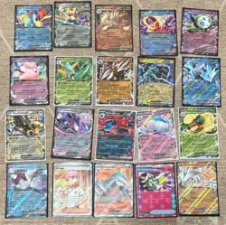 TCG Pokemon 40x Card Binder Lot Collection - Illustration Rare, FA's, Ex’s, More - Image 2