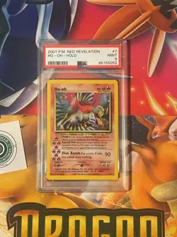 2001 Pokemon Neo Revelation Ho-Oh Holo PSA 9 #7 - Image 1