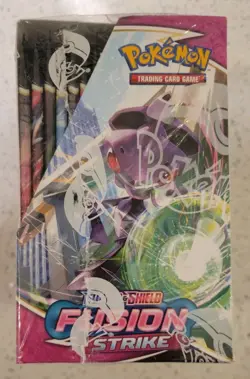 Fusion Strike Booster Box - New & Factory Sealed - W/ Acrylic - Pokemon TCG - Image 4
