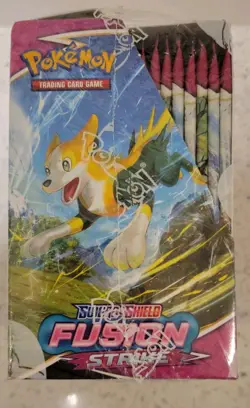 Fusion Strike Booster Box - New & Factory Sealed - W/ Acrylic - Pokemon TCG - Image 5