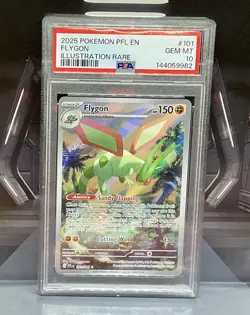 Flygon illustration Rare 101/194 Pokemon:Phantasmal Flames PSA 10💎 - Image 1