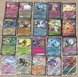 TCG Pokemon 40x Card Binder Lot Collection - Illustration Rare, FA's, Ex’s, More - Image 2