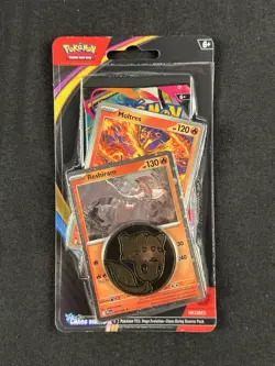Pokemon Chaos Rising Booster Pack Zacian & Mimikyu Molters & Reshiram - Image 2