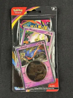 Pokemon Chaos Rising Booster Pack Zacian & Mimikyu Molters & Reshiram - Image 3