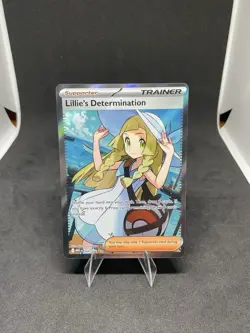 Lillie's Determination 169/132 Me01: Mega Evolution Holo Pokemon - Image 1