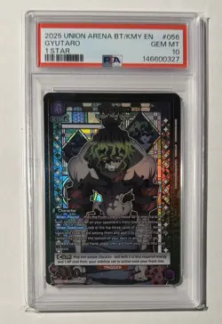 Gyutaro 2025 Union Arena Demon Slayer 1 Star Rarity PSA 10 Gem Mint English - Image 1