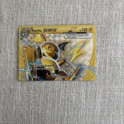 Pokemon Card Raichu BREAK Rare Ultra Rare XY Breakthrough 50/162 NM - Image 1