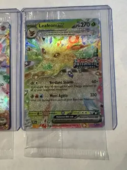 Pokemon Leafeon Glaceon Espeon Stamped Prismatic Promos Sealed 3 Card Lot - Image 4