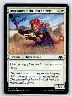 Impostor of the Sixth Pride 14 Modern Horizons Magic: The Gathering Foil LP - Image 1