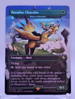 Paradise Chocobo - Birds of Paradise (Borderless) MtG Final Fantasy Foil K313 - Image 1