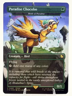 Paradise Chocobo FOIL PROMO Birds of Paradise BOP 0483 Final Fantasy EN 2025 NM - Image 1