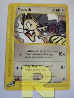 Meowth ® Expedition 121/165 ® Comune ® Pokemon ® Inglese ® EX - Image 5