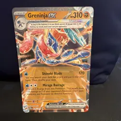 Pokemon TCG Greninja EX Twilight Masquerade 106/167 Sv06 Mint - Image 1
