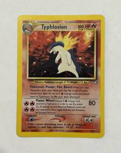 Typhlosion 18/111 Neo Genesis 2000 Holo Rare Unlimited English - Image 1