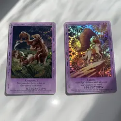 Native Lights Bella Sara cards 2 Holo Foil Lakota and Keetoowah - Image 1