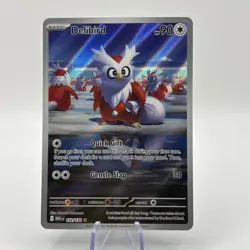 Pokemon TCG Delibird 152/132 Mega Evolution Illustration Rare NM Condition - Image 1