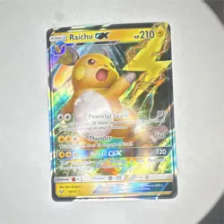 The Pokemon Company Raichu GX Shining Legends Ultra Rare Holo 29/73 210 HP EN - Image 1