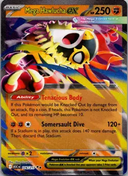 Mega Hawlucha ex 116/217 Double Rare Ascended Heroes Pokemon Near Mint - Image 1