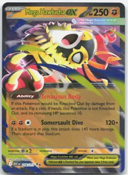 Mega Hawlucha ex 116/217 Double Rare Ascended Heroes Pokemon Near Mint - Image 1
