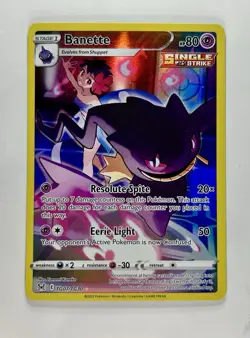 Banette 2022 Pokemon SWSH Lost Origin Trainer Gallery #TG07/TG30 * Near Mint - Image 1