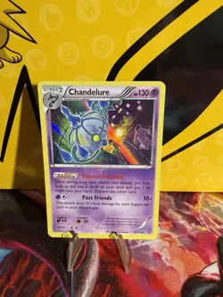 Pokemon XY Steam Siege Chandelure 50/114 - Image 1