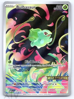 Bulbasaur 133/132 Pokemon Mega Evolution Illustration Rare - Image 1