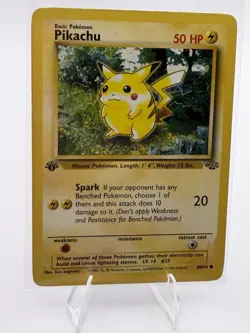 Pokemon Pikachu 50 HP 1st Edition Jungle Card 60/64 Wizards 1999 English - Image 1