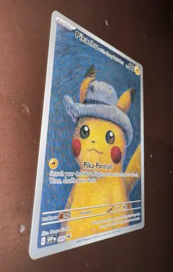 Pokemon Van Gogh Pikachu with Grey Felt Hat SVP EN 085 Promo Card Ungraded - Image 2